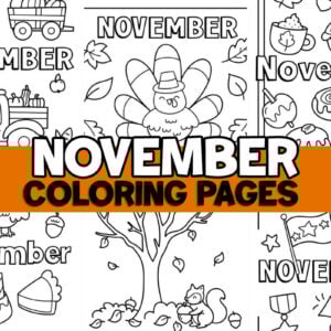 november coloring pages cover