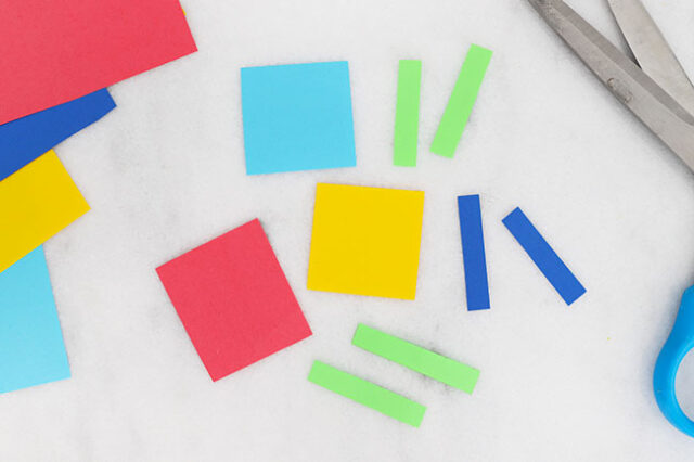 Cut out present shapes