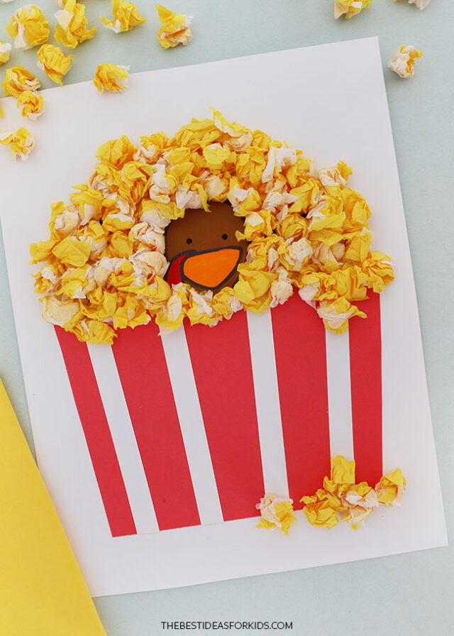 How to Make a Turkey in Disguise Popcorn Costume