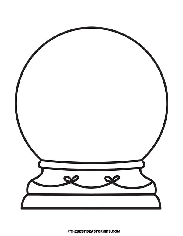 Snow Globe Template 2