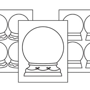 Snow Globe Templates
