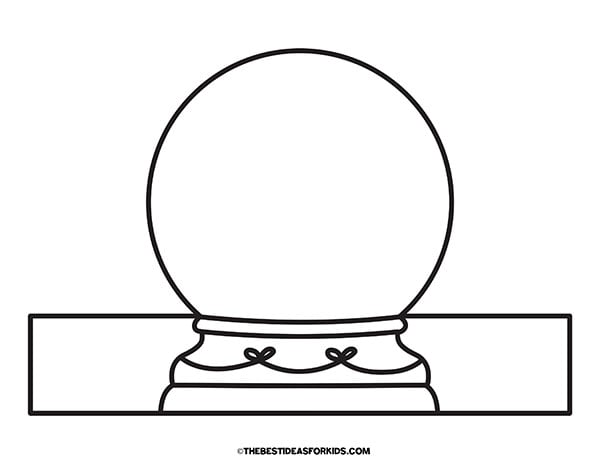 Stand Up Snow Globe Design 2