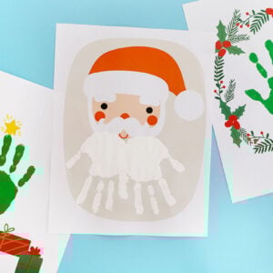 Christmas Handprint Printables cover