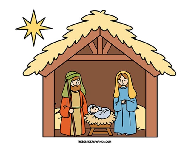 Nativity Manger Scene Printable