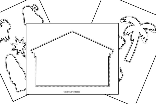 Nativity Scene Template (Free Templates) - The Best Ideas for Kids