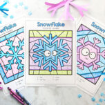 Snowflake Color by Number