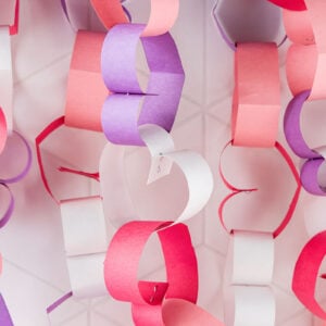 Paper Heart Garland