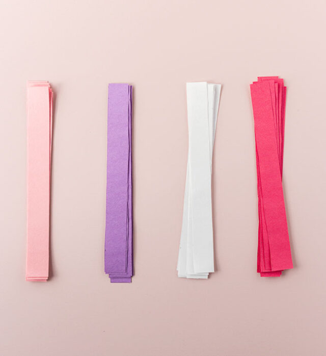 Paper Strips for Heart Chain