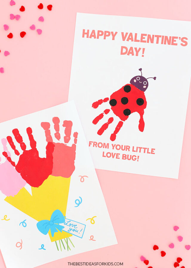Valentine's Handprint Art Free Printables