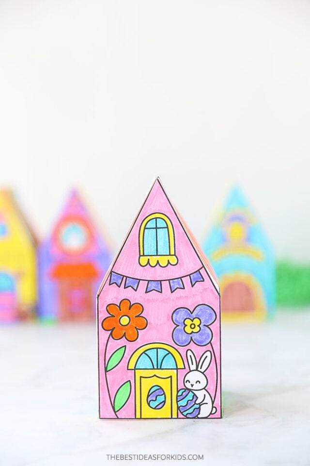 3D Easter Bunny House