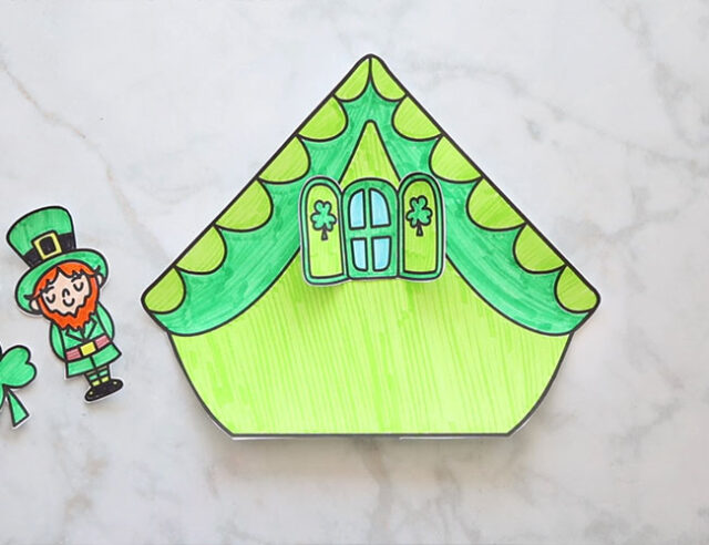 Glue Together Leprechaun House