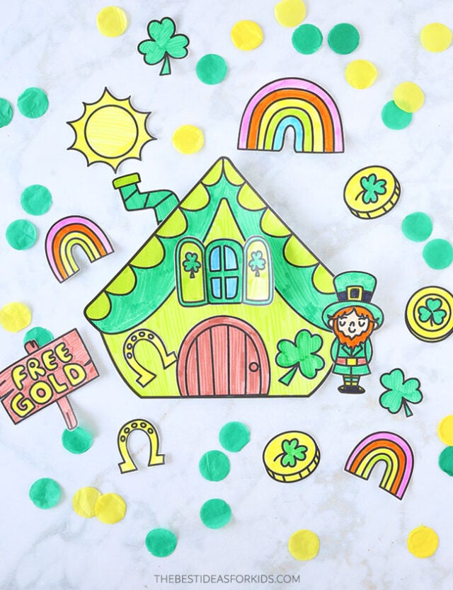 Leprechaun House Craft Printable