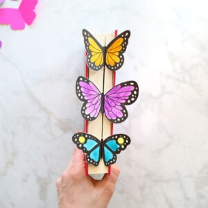 3D Butterfly Bookmark