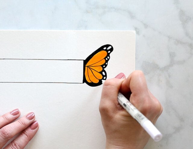 Add White Spots to Wings