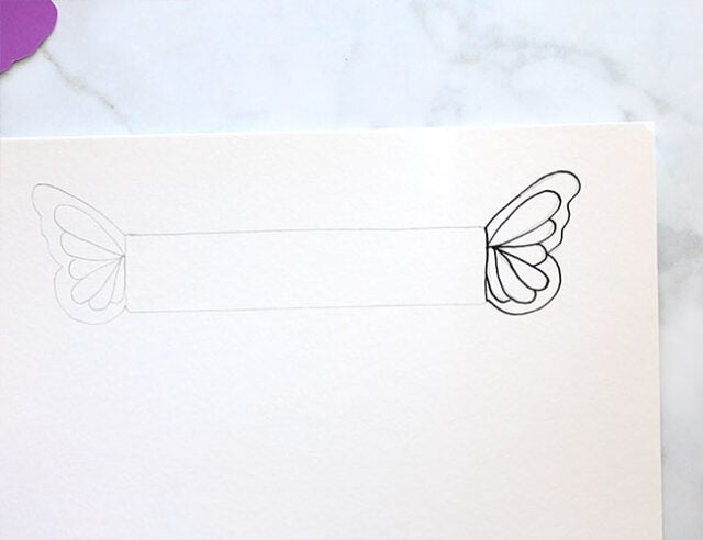 Draw and Outline the Bookmark