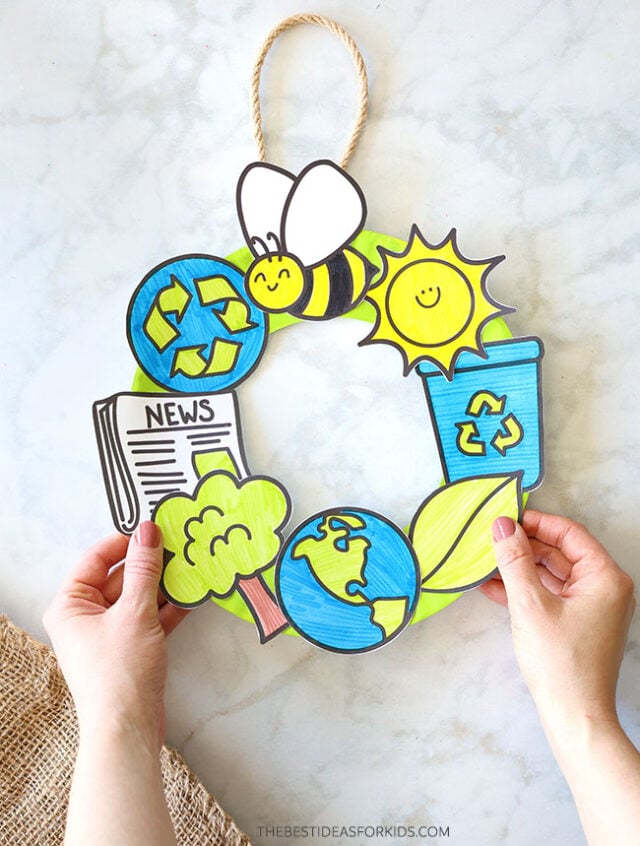 Earth Day Paper Plate Craft