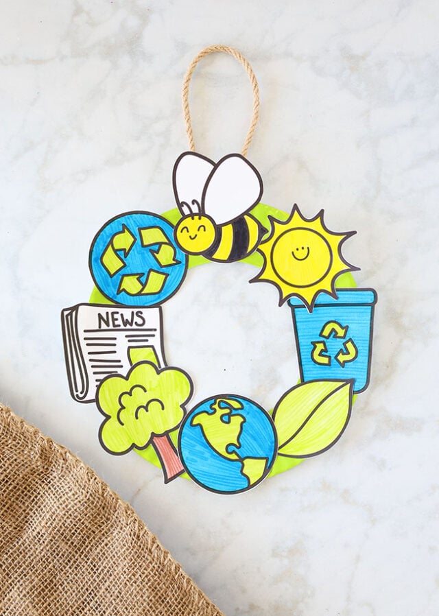 Earth Day Paper Plate Printable