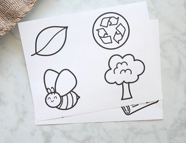 Earth Day Wreath Printables