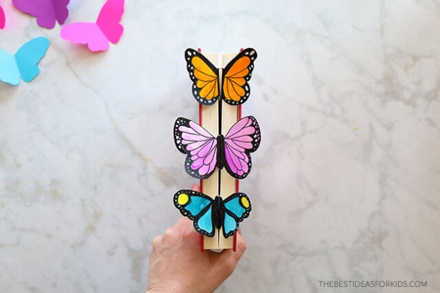Hand Drawn Butterfly Bookmark