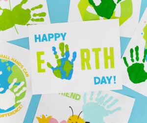 Handprint Art for Earth Day cover