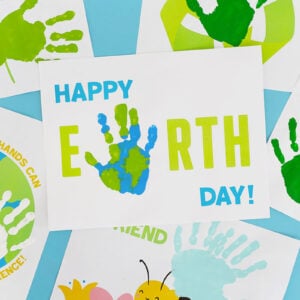 Handprint Art for Earth Day cover