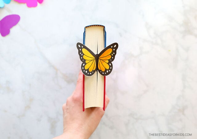 Monarch Butterfly Bookmark Craft