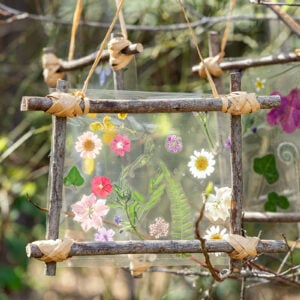 DIY Nature Stick Frame