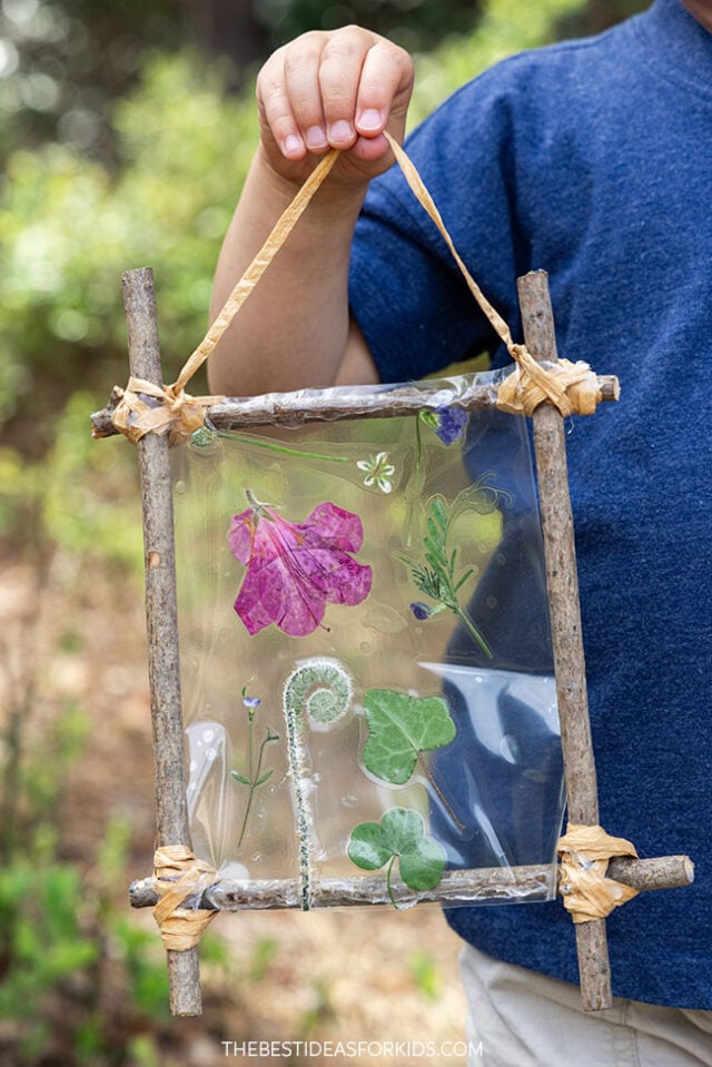Nature Frame Craft with Sticks