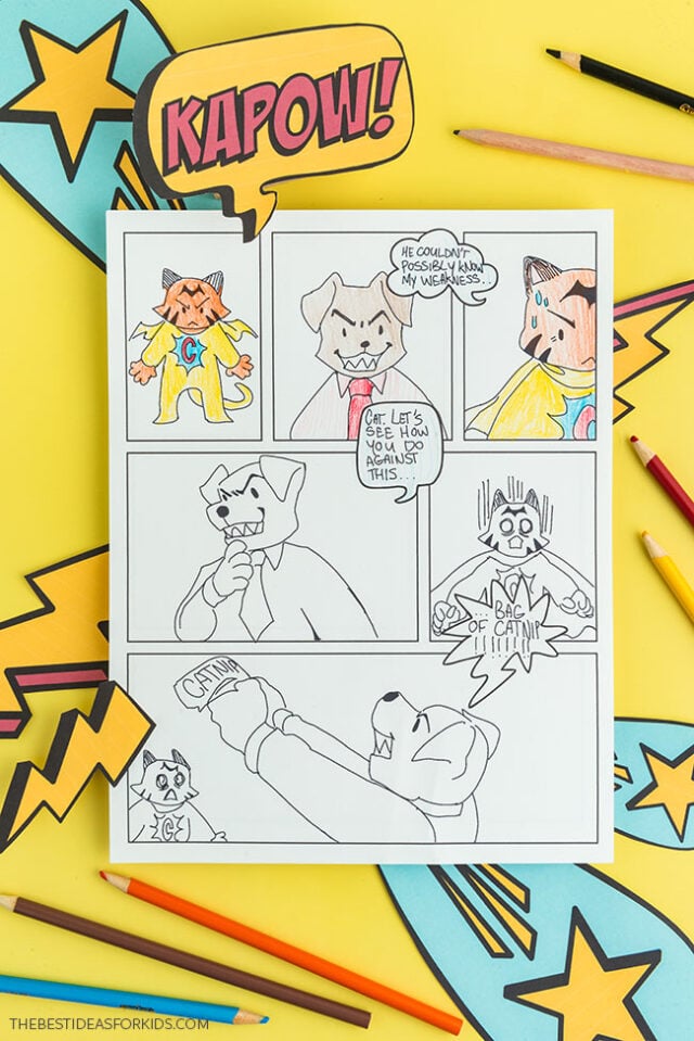 Cartoon Strip Template