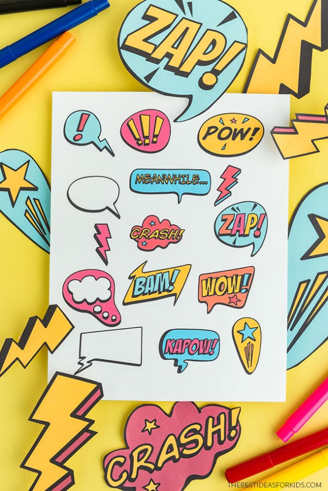 Comic Strip Speech Bubble Templates