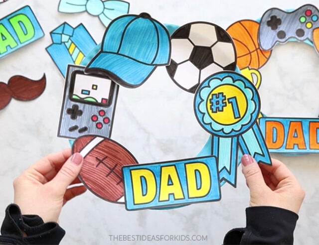 Father's Day Wreath Printable