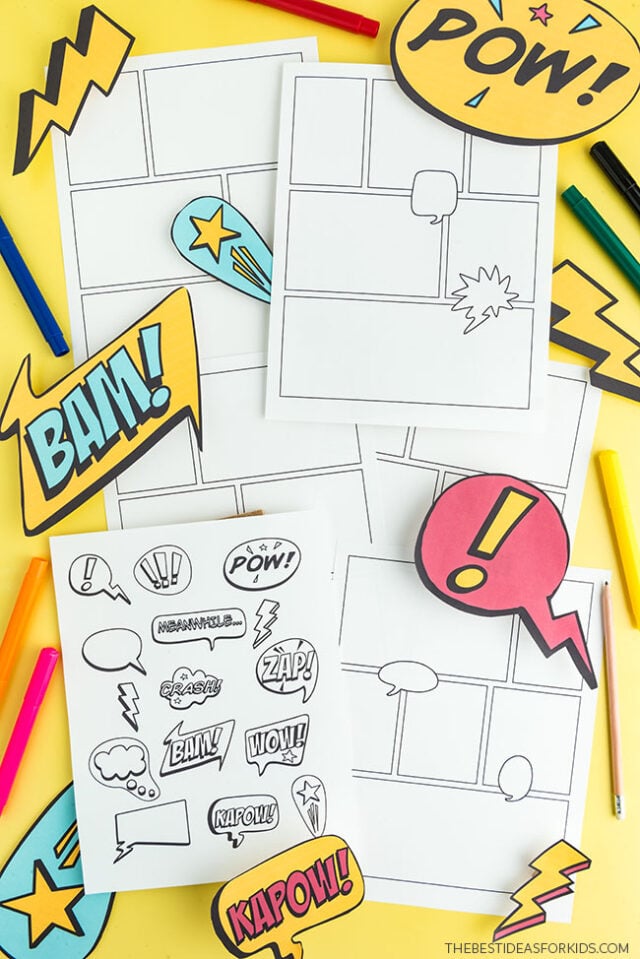 Free Printable Comic Strip Templates