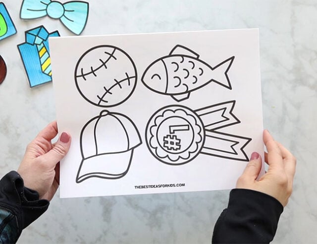 Printable Father's Day Wreath