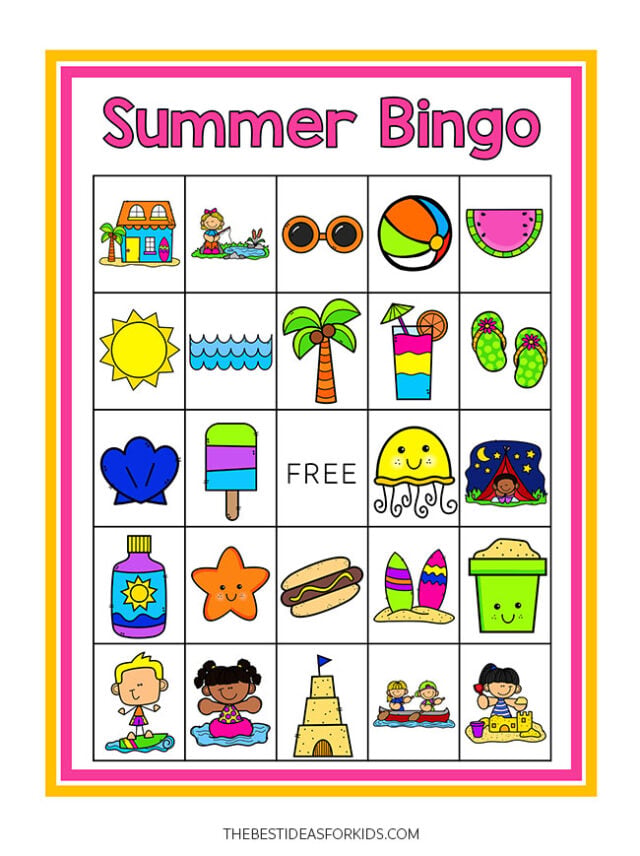 Summer Bingo Printables