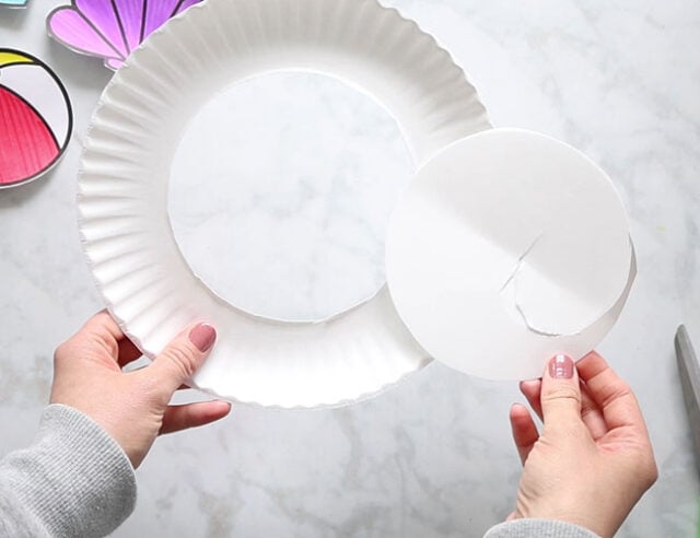 Cut out Paper Plate