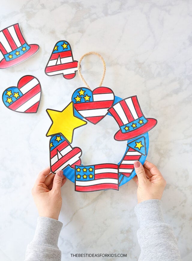 Paper Plate 4th of July Craft