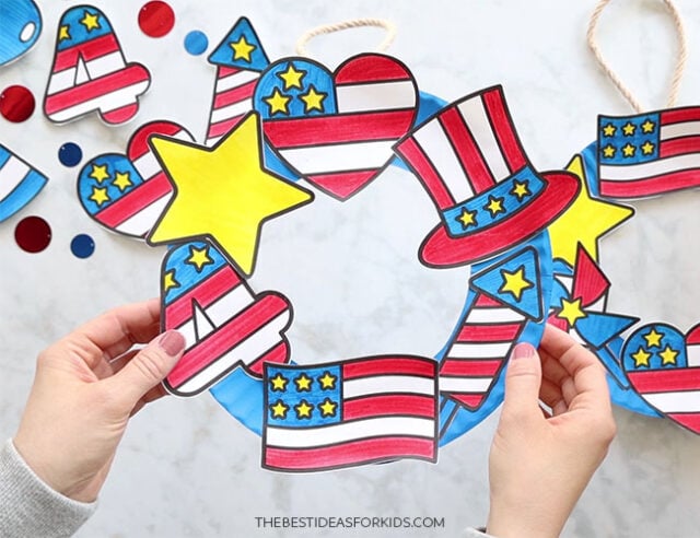 Paper Plate Craft July 4th