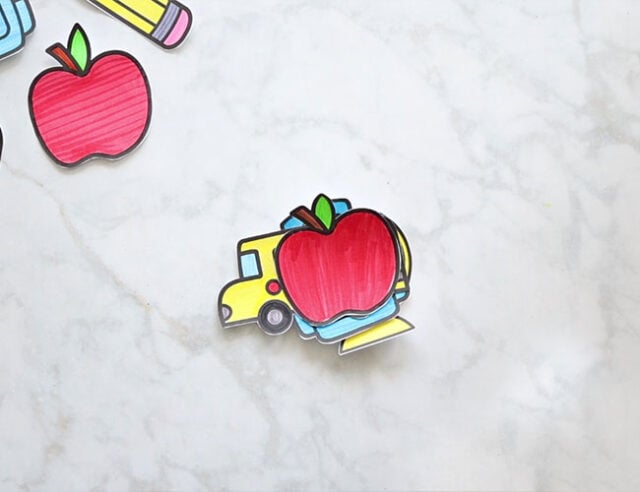 Color back to school templates