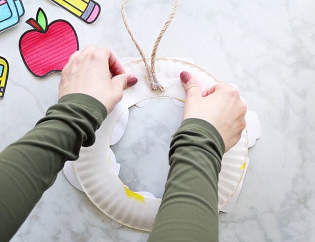Tape String to Back