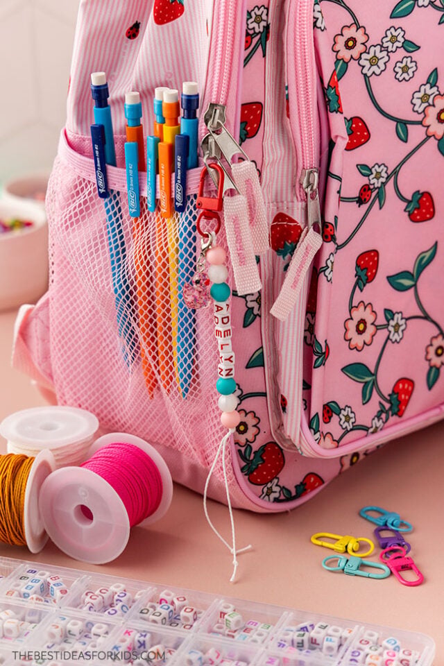 Beaded Charms Backpack DIY