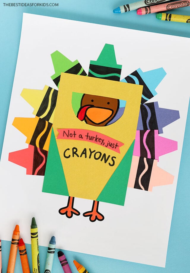 Crayon Box Turkey in Disguise
