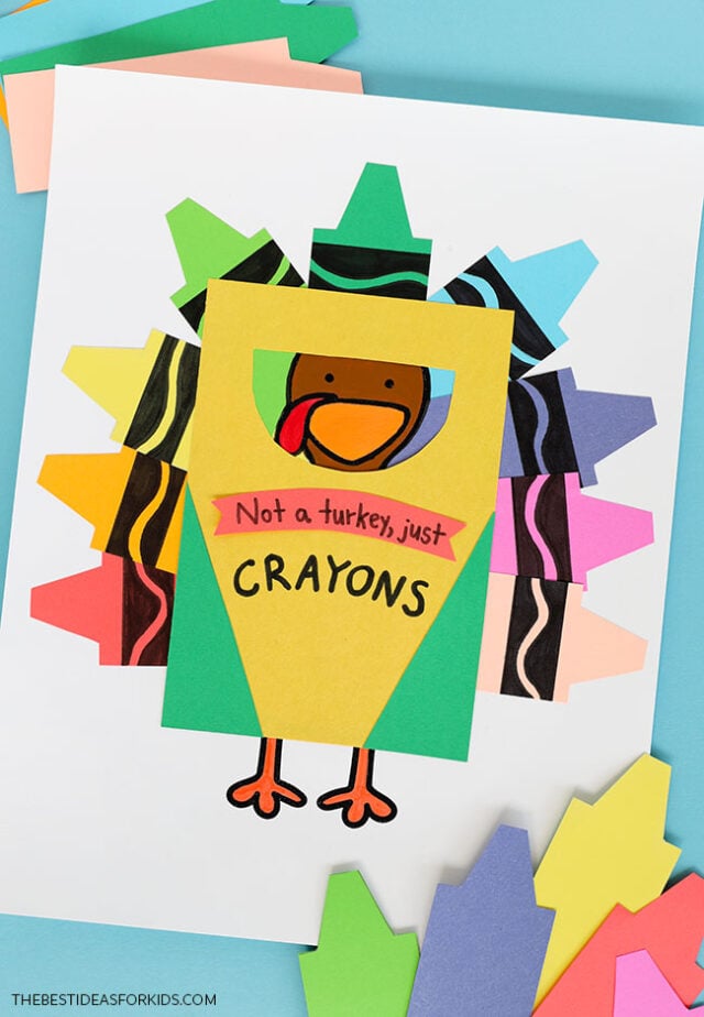Crayon Turkey Disguise Printable Templates