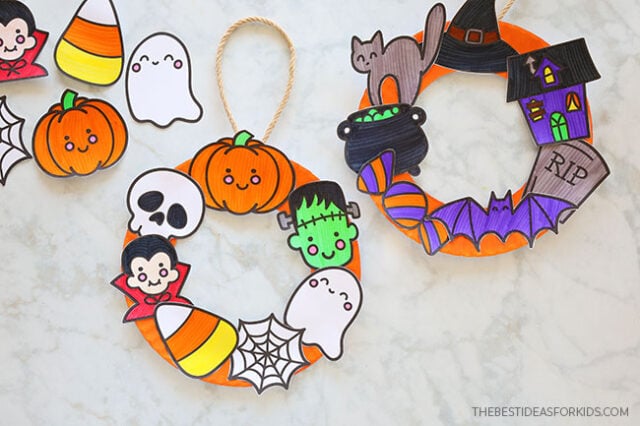 Halloween Paper Plate Craft for Kids