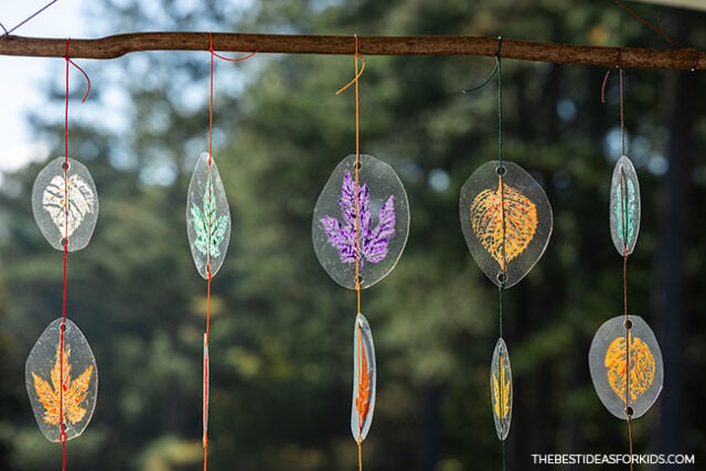 Leaf Mobile Printed Leaves