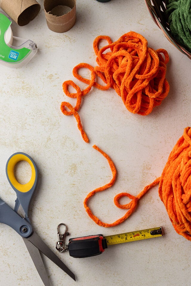 Measure Yarn to 18 feet