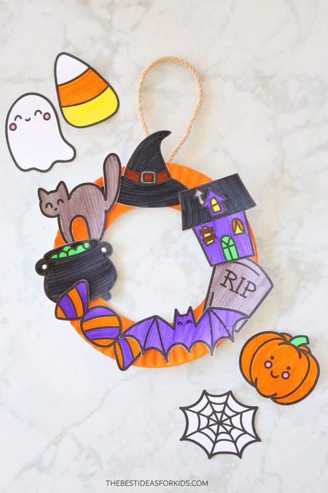 Printable Halloween Paper Plate